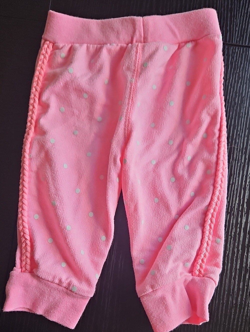 Carter's Bright Pink Polka Dot Girls Pajama Bottoms